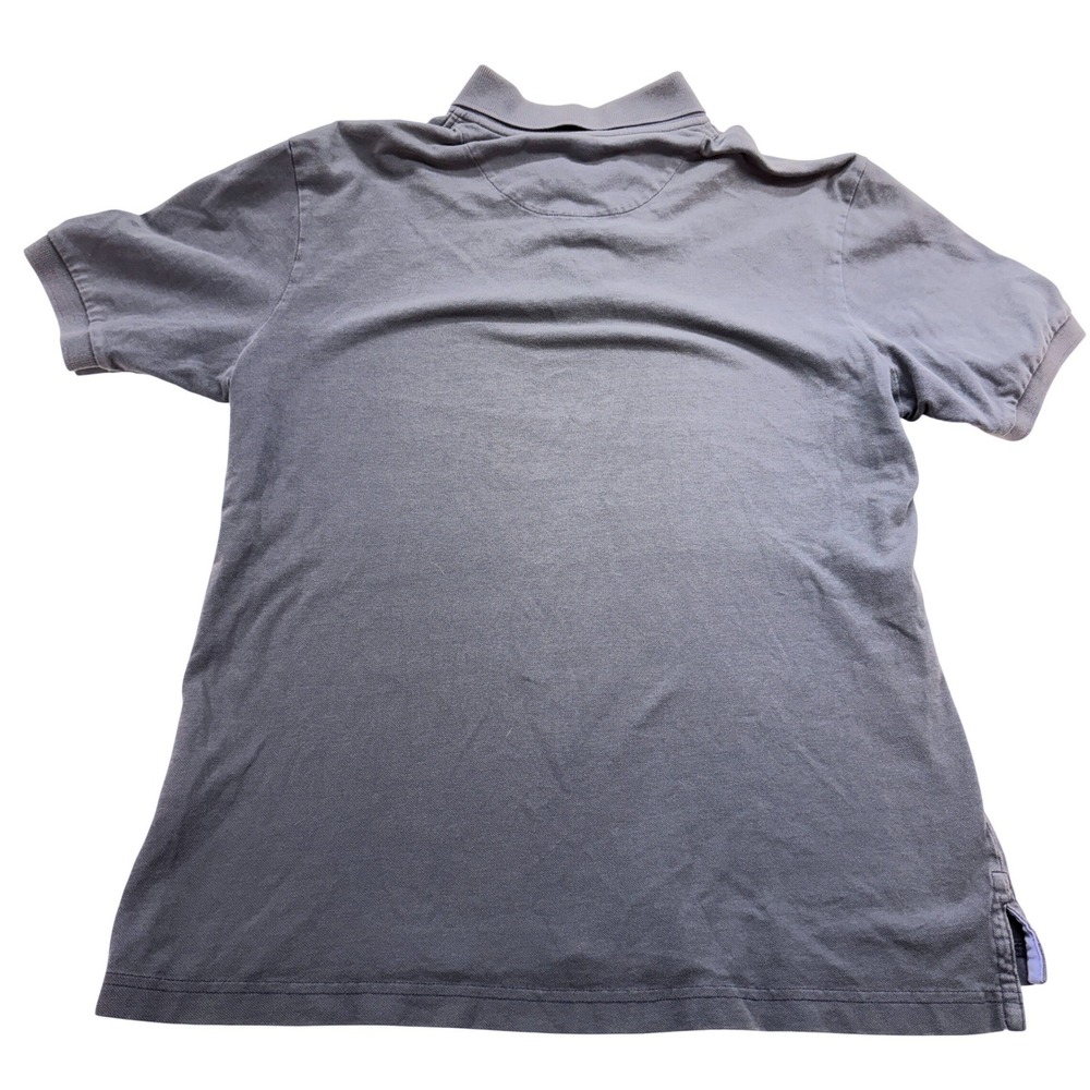 Southern Proper Mens Polo Shirt L Blue Cotton Blend Stretch Pique Short Sleeve - Picture 3 of 10